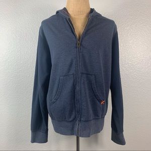 Billabong Men’s Blue Embroidered Full Zip Hoodie